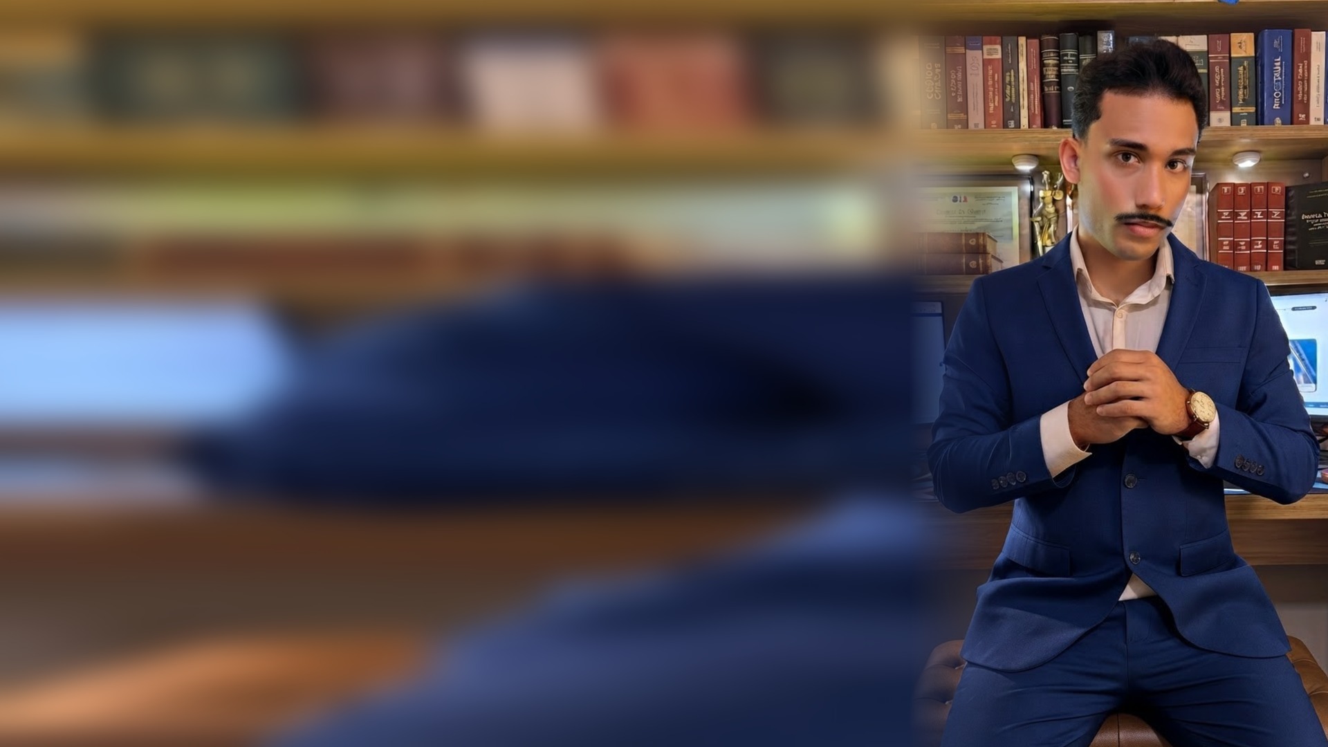 Vinicius Roque, advogado responsável pelo atendimento